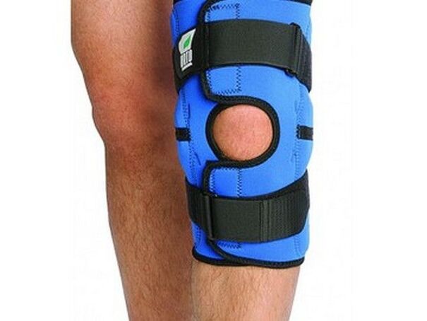 Fixation bandage to reduce the load on the knee joint during exacerbation of arthrosis