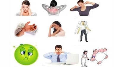 Signs and symptoms of cervical osteochondrosis